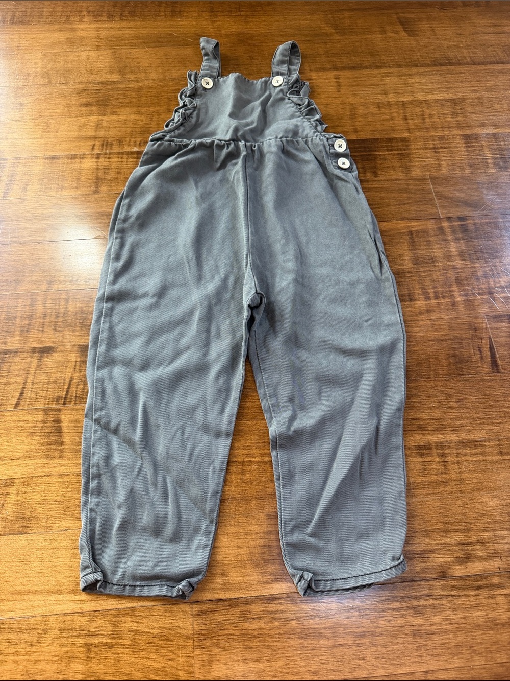 Zara Kids Gray Overalls - Comfortable Everyday Bottoms